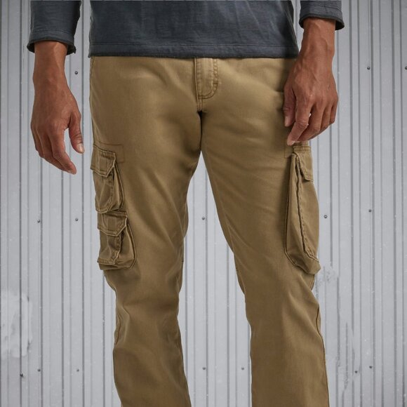 Wrangler Men's Stretch Taper Leg Regular Fit Cargo Pant - Picture 1 of 5